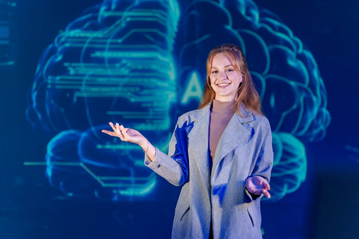 Liderança estratégica apoiada pela inteligência artificial