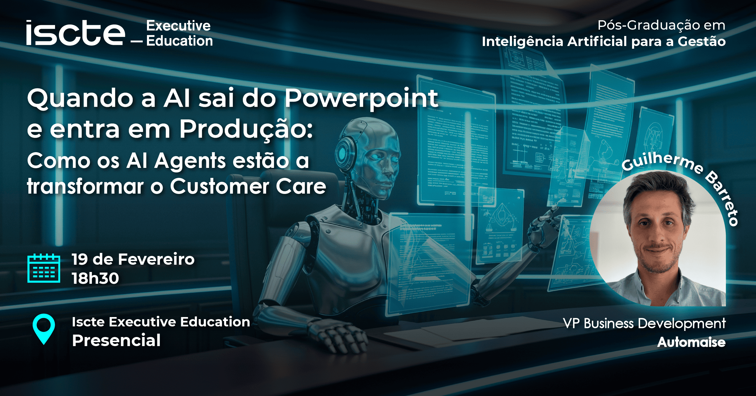Quando a AI sai do Powerpoint e entra em Produção: Como os AI Agents estão a transformar o Customer Care